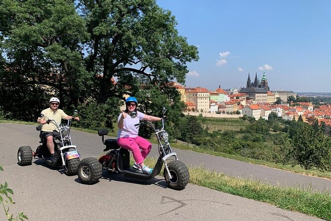 Live-Guided ️Trike-Harley️ Viewpoints tour of Prague - Charles Bridge views from the Lesser Quarter, plus riding under the bridge