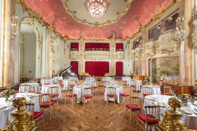Mozart Concert and Dinner in Prague - The Mozart dinner format, from welcome drink to final dessert