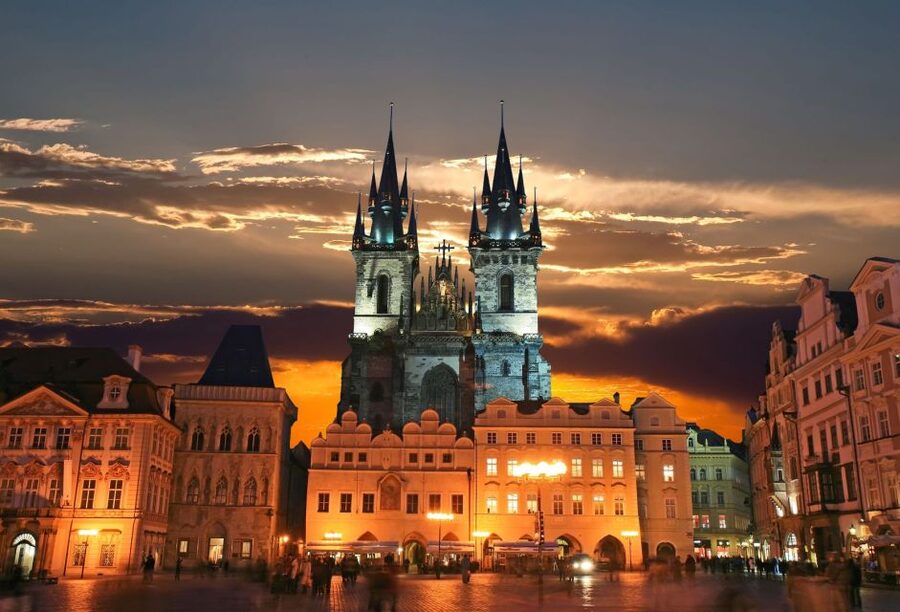 Panoramic Views of Prague Evening Walking Tour - Old Town Bridge Tower: the viewpoint payoff at the end