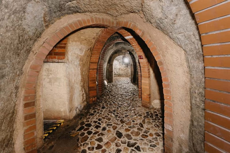 Pilsen: Historic Underground Tour with a Glass of Beer - Entering the ice cellar, where cold was built into the beer system