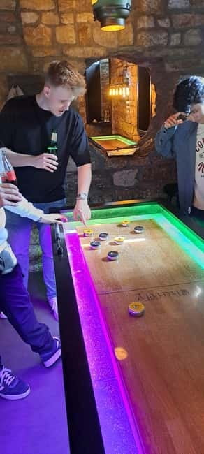 Ping pong or shuffleboard for up to 6 players - Cocktails and the open bar option, with one important limit