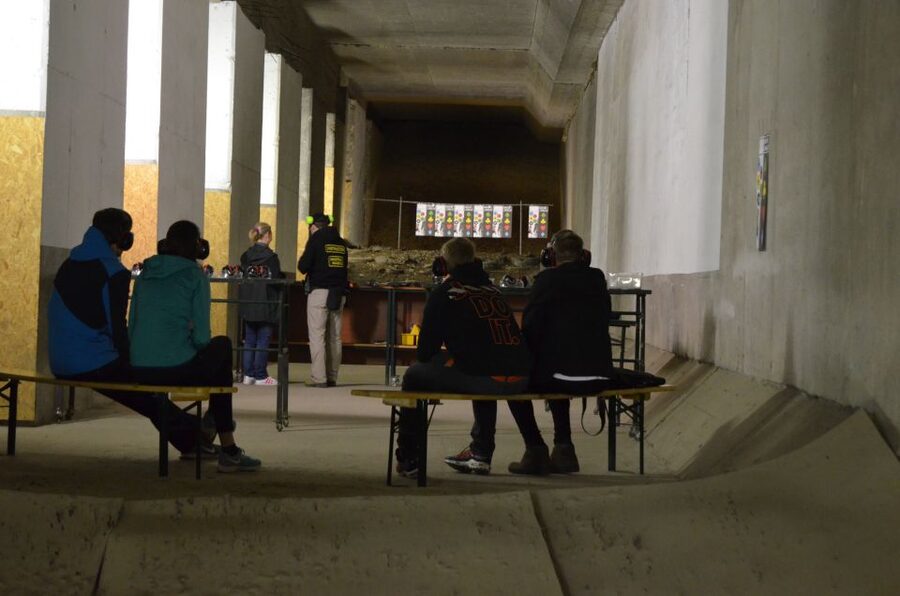 Prague: 1.5-Hour AK47 Shooting Range Experience - Where you meet up: the blue spiral staircase and a simple route
