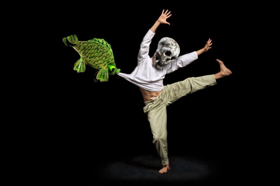 Prague: 1.5-Hour Black Light Theater Srnec Performance - Dance and mime sequences that keep the pace moving