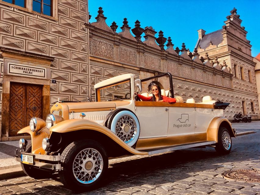 Prague: 1.5–Hour Vintage Car Tour - Iconic Old Town Views, Romantic Streets, and Fast Photo Wins