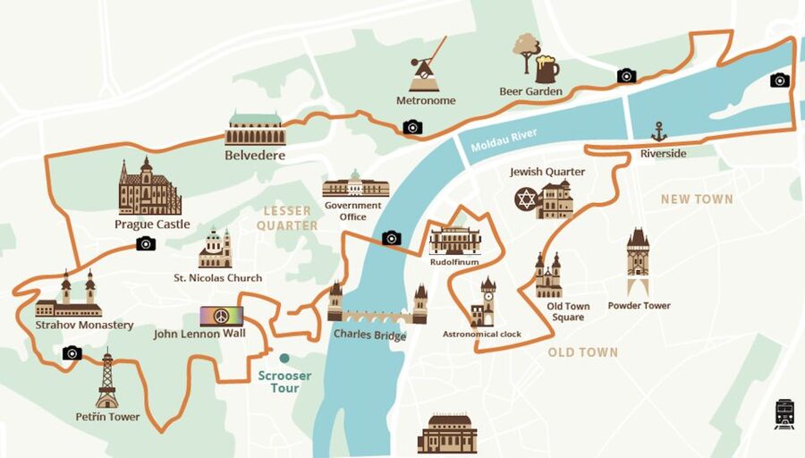 Prague: 10 Must-See Landmarks & Viewpoints on E-Bike Tour - Prague Castle area: riding the approach and spotting viewpoints with purpose