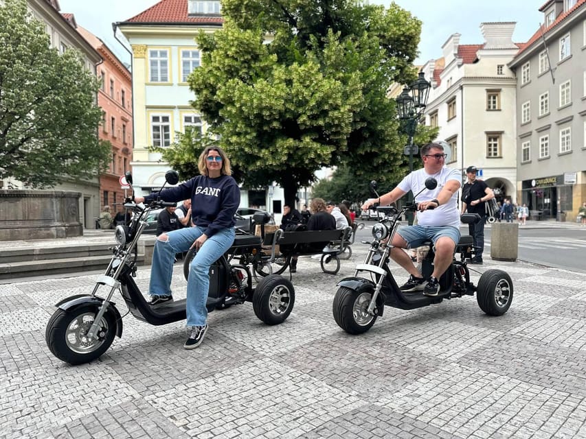 Prague: 2 hours FUN TRIKE tour in Prague with guide - Cobblestones, Traffic, and Realistic Comfort
