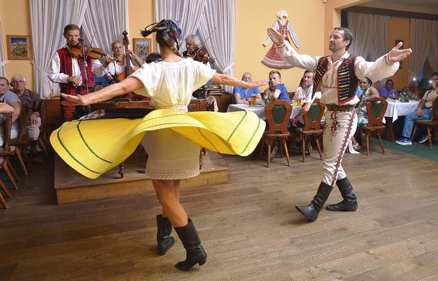 Prague: 3 Course dinner with Drinks, Folk Show & Transfers - The Folk Show: Dancing, Singing, and Costume Culture Up Close