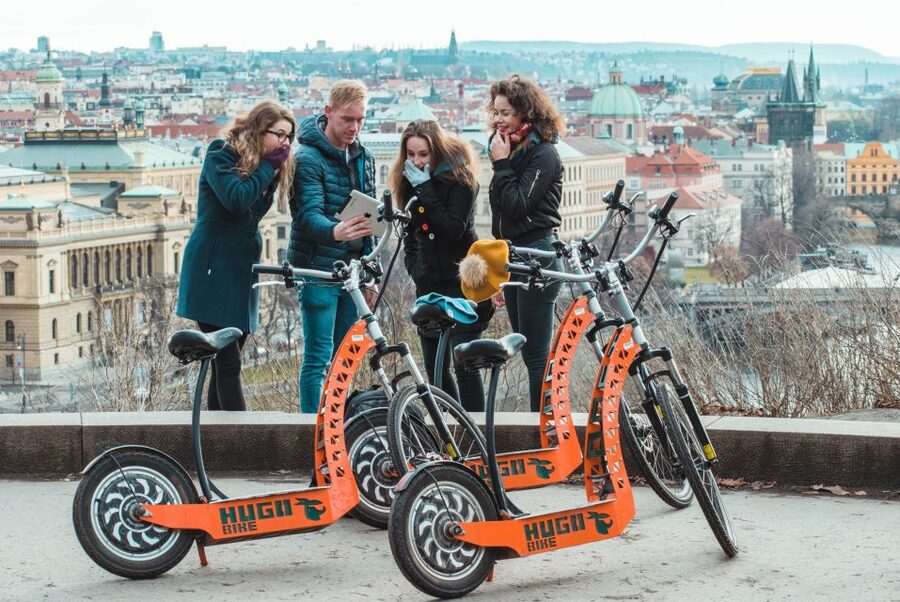 Prague: 3-Hour Fat Tire E-Scooter Tour - Prague Giant Metronome and Queen Anne’s Summer Palace Stops