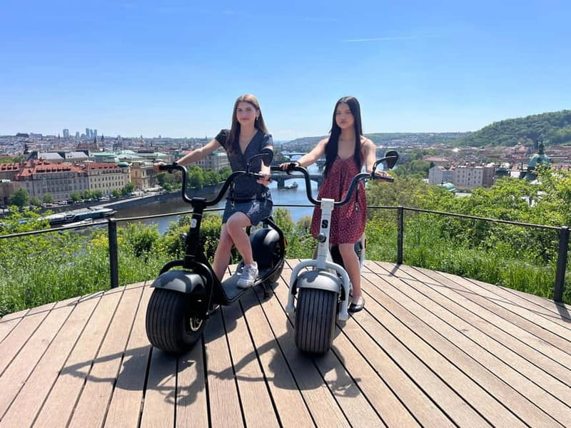 Prague: 3-Hour Fat Tire E-Scooter Tour - Prague Castle From Outside, Then Strahov Monastery Break Time