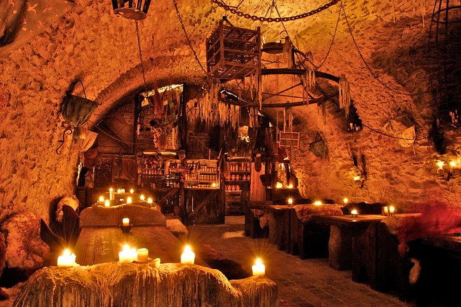Prague 5 Courses Medieval Dinner and Live Performances - Krčma U Pavouka, candlelight, and that medieval tavern feel