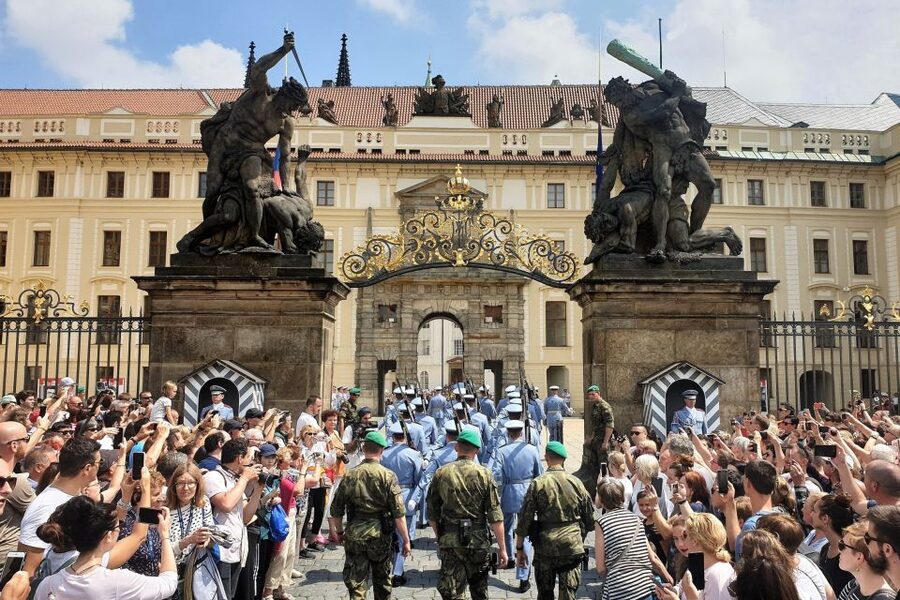 Prague: 6-Hour Tour with River Boat Cruise and Lunch - Charles Bridge to Prague Castle by tram, with Hradcany context