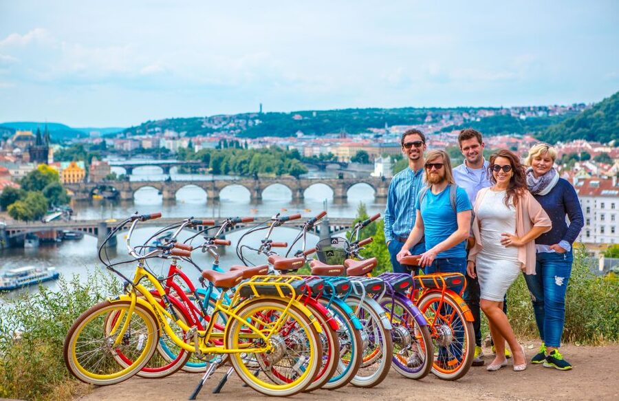 Prague: 7 Best Viewpoints of Prague E-Bike Tour - Lennon Wall and modern art stops, the Prague that keeps moving