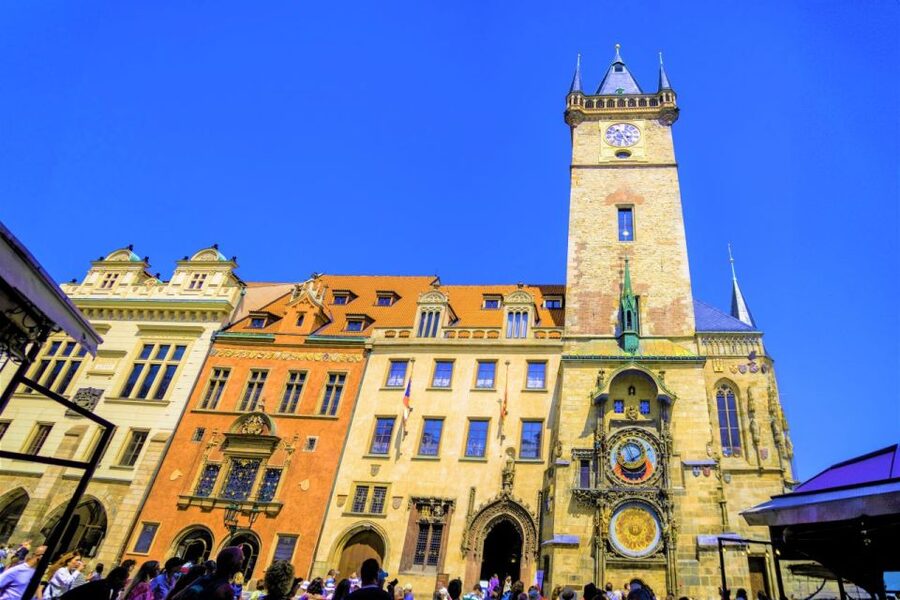 Prague: Astronomical Clock Tower Entry Ticket & Audio Guide - Old Town Square, built for one unforgettable hourly show