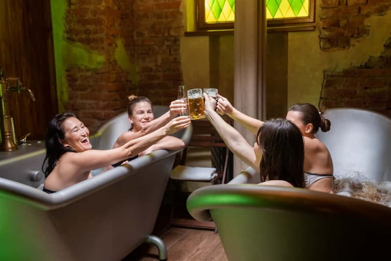 Prague: Beer and Wine Spa Bath with Salt Cave Experience - Beer bath details: Bernard, brewer’s yeast, hops, and the comfort factor