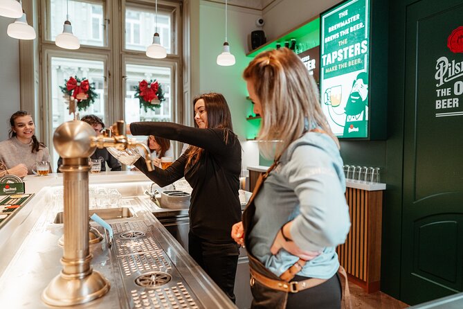 Prague Beer Pouring Class at Pilsner Urquell - Try, Fix, Repeat: Learning All Three Pilsner Styles