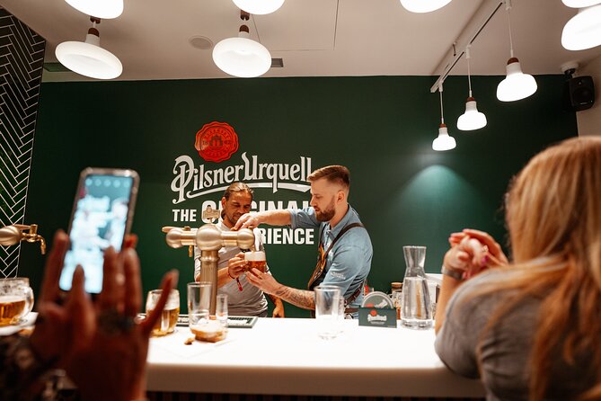 Prague Beer Pouring Class at Pilsner Urquell - The Three Czech Pours: Hladinka, Šnyt, and Mlíko (Foam Runs the Show)