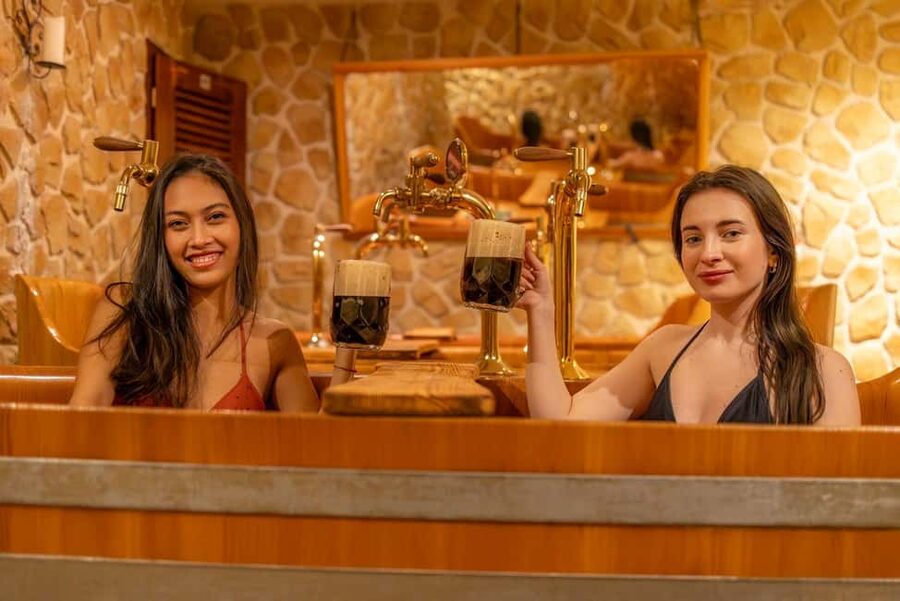 Prague: Beer Spa and Wellness - What you actually soak in: black beer, hops, yeast, and herbs