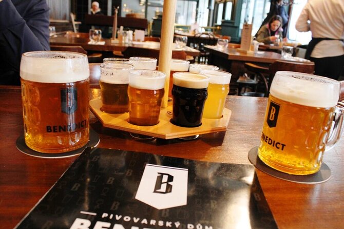 Prague Beer Tasting - 8 types of Czech beer included - Timing and pacing: 1 hour that doesn’t drag
