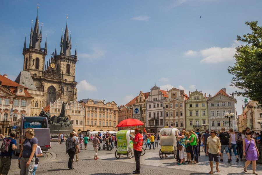 Prague: Big Bus Hop-on Hop-off, Castle Tour and River Cruise - Vltava river cruise from pier 17: the view angle Prague people love