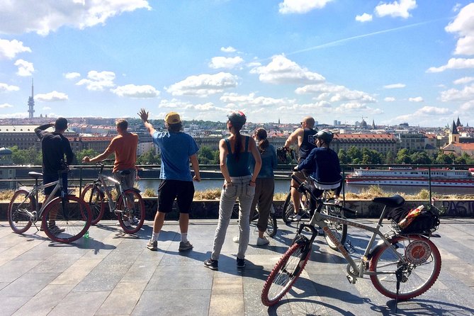 Prague Bike Tour - Stunning Viewpoints, Castle, City & Park - National Theater And Wenceslas Square: Big City Landmarks In Passing