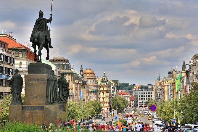 Prague: Bus Tour, Walking Tour, River Cruise and Lunch - Wenceslas Square and the Finish Toward Old Town