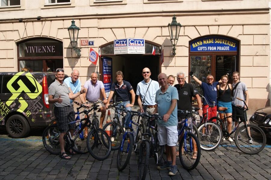 Prague City Bike guided tour - Old Town Square and the Astronomical Clock stop that actually makes sense