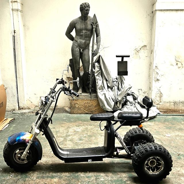Prague: City Highlights Guided Electric Trike Tour - National Theatre, Lennon Wall Signatures, and Charles Bridge From Below