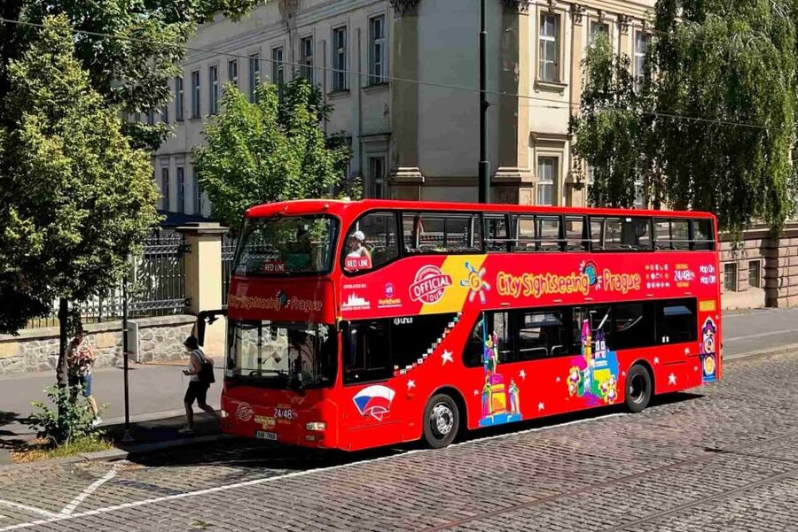 Prague: City Sightseeing HOHO Bus Tour & Optional Boat Tour - Where you start at Namesti Republiky kiosk (and what to do with your ticket)