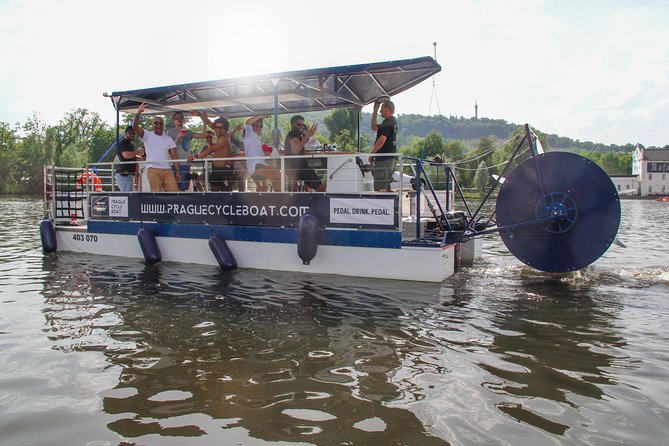 Prague Cycle Boat - The Swimming Beer Bike - What a Cycle-Boat Ride Feels Like on the Vltava