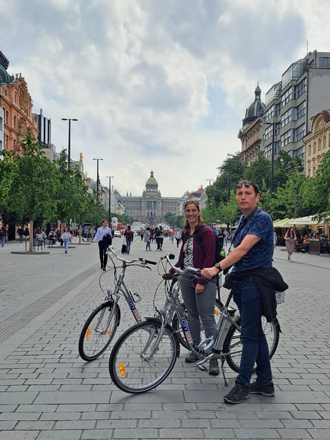 Prague E-Bike City Ride tour : 2hrs - Wenceslas Square and the Main-Street Energy