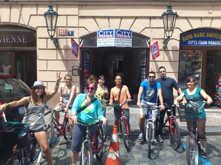 Prague E-Bike City Ride tour : 2hrs - Mala Strana, Kampa Park, and National Theater Along the Way
