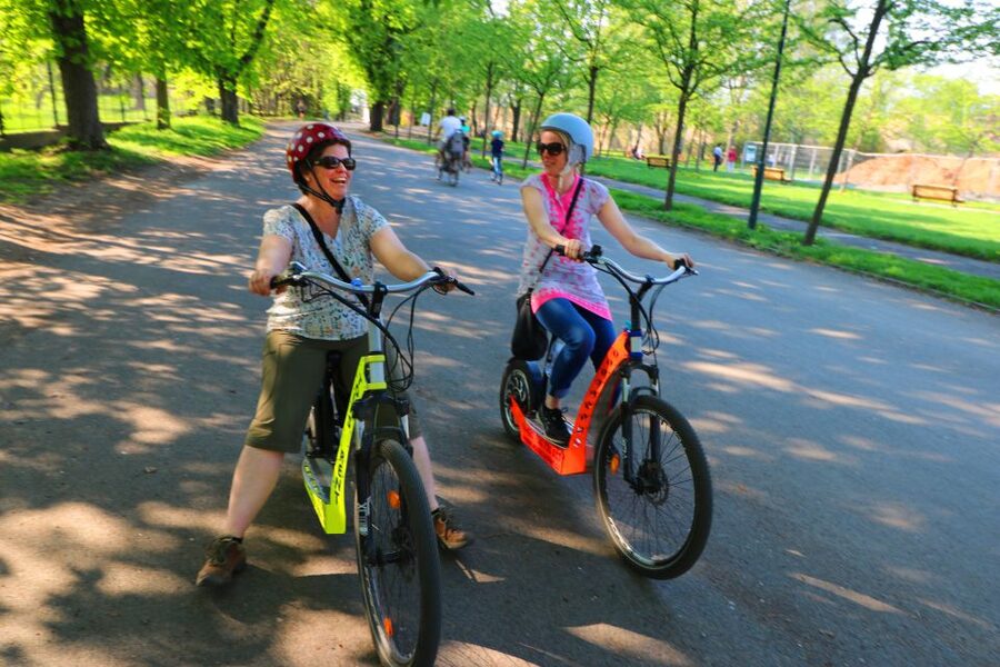 Prague: E-Bike/E-Scooter Viewpoint Tour - Lennon Wall and Lesser Town: where the route earns its photo time