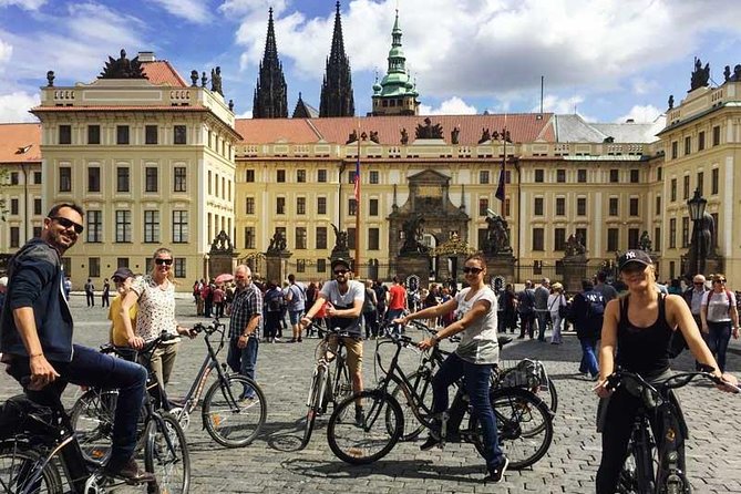 Prague E-Bike Tour - Stunning Viewpoints (small group) - Prague Castle from the outside: what you get at the main gate
