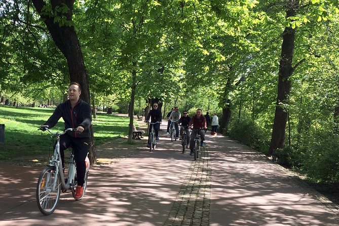 Prague E-Bike Tour - Stunning Viewpoints (small group) - Petrin Park and Petrin Tower: classic Prague views without the steep slog
