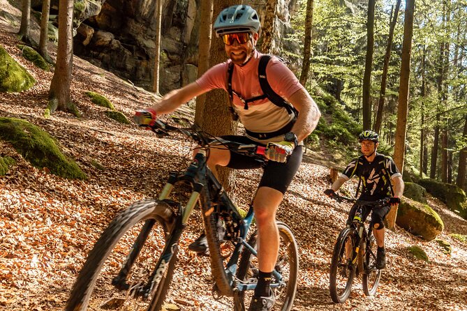 Prague E-Mountain Biking Adventure In The Bohemian Paradise - Vysker: countryside riding with a mix of paths