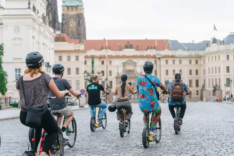 Prague: E-Scooter Grand City & Panoramas Small-Group Tour - Charles Bridge Start, Cobblestones, and the First Easy Minutes