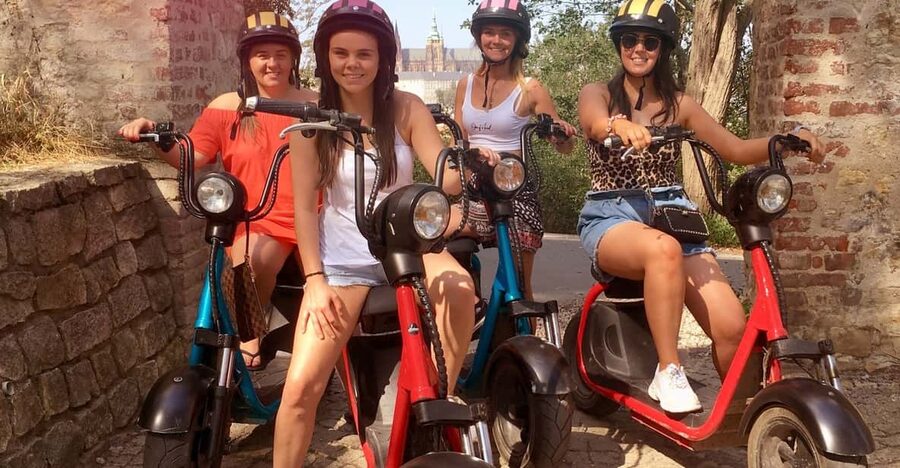 Prague Electric Scooter and eBike Grand Tour - Lesser Town and the Lennon Wall Start the Story at Street Level