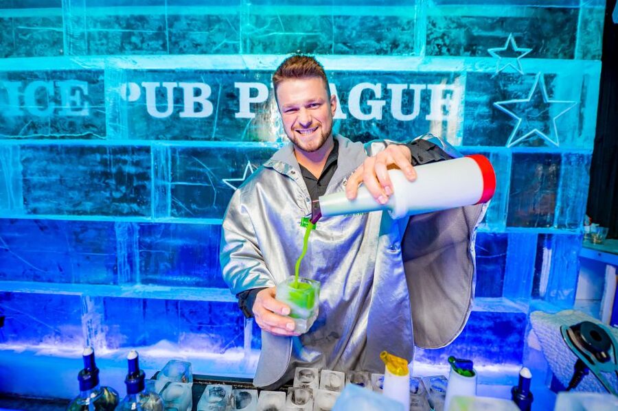 Prague: Entry ticket to Ice Pub Prague with Nightclub Option - IcePub Prague: An Ice Bar Built Like a Mini Universe