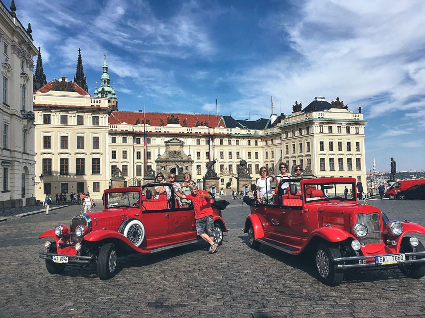 Prague: Fairytale Karlstejn Castle in Retro-Style Car - Price Check: What $665 for Up to 5 Really Buys You