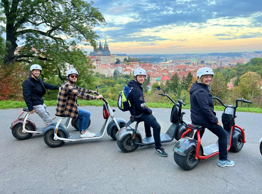 Prague: Fat Tire E-Scooter Guided Tour - John Lennon Wall to the Finish: Free Time Built In