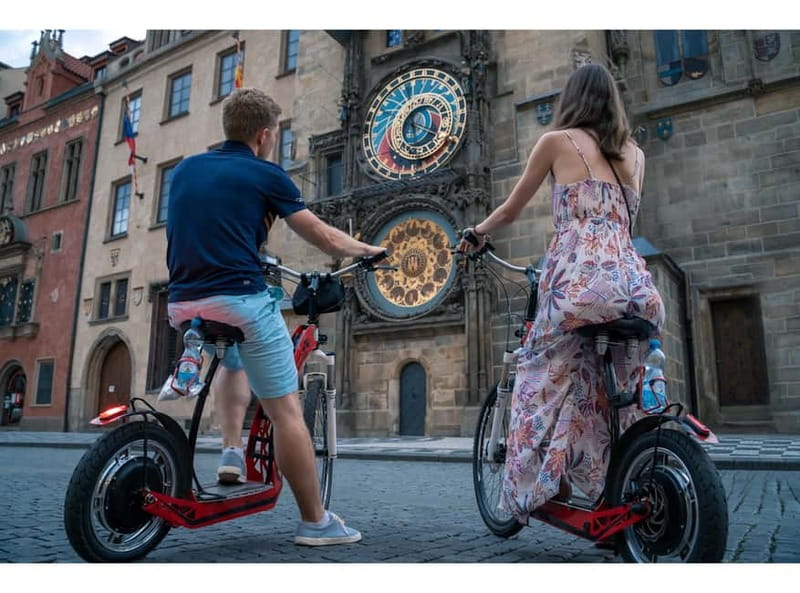 Prague: Fat Tire or Regular Scooter Tour with A Local Guide - Wenceslas Square and the final riding segment