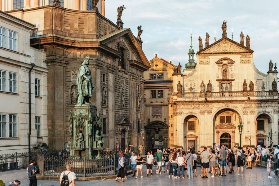 Prague: Ghost Walking Tour Where Legends Come To Life - Clementinum: Learning to Read Prague’s Buildings Like Story Props