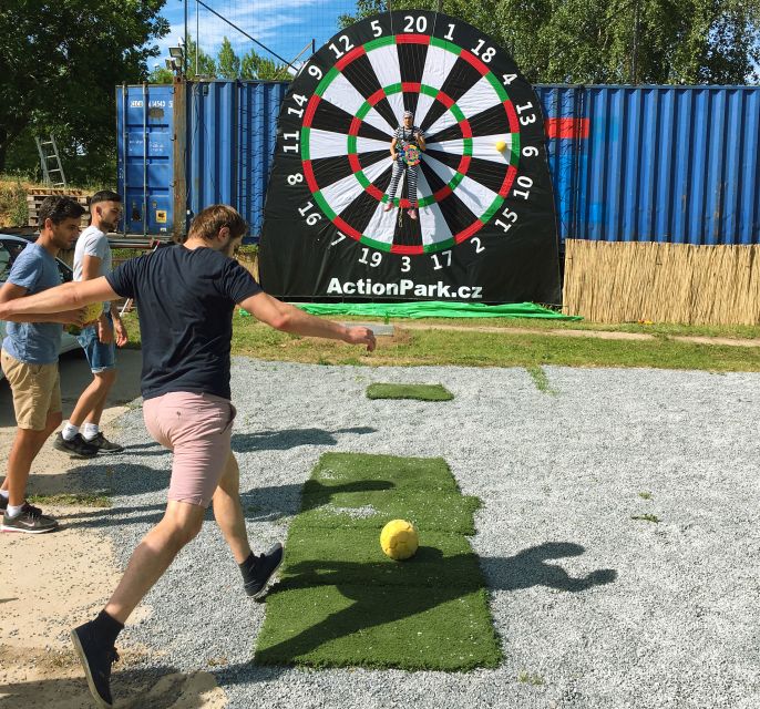 Prague: Giant Football Darts Game with Round of Beers & BBQ - Key things I’d plan around
