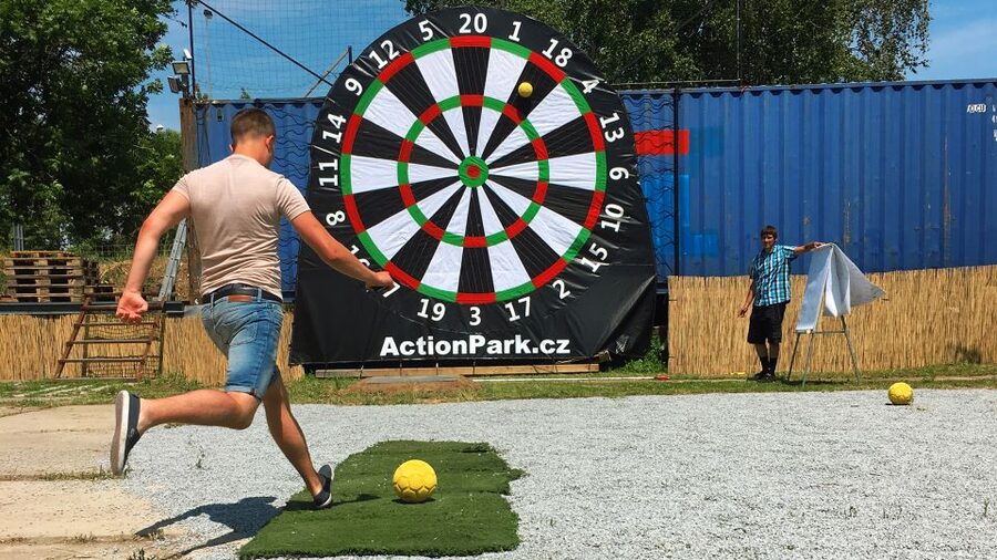 Prague: Giant Football Darts Game with Round of Beers & BBQ - Giant Football Darts in Prague, What This Activity Actually Delivers