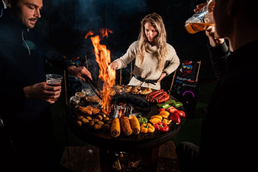 Prague: Giant Football Darts Game with Round of Beers & BBQ - Private Pickup and English-Friendly Transfers From Central Bohemian Region