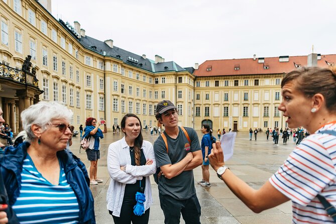 Prague: Grand City Tour with Bus, Castle exteriors & River Cruise - The minivan ride to the castle area: getting the big picture