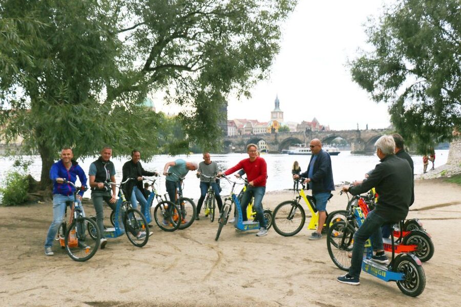 Prague: Grand Segway and eScooter Live Guided City Tour - Passing Institutions and Embassies: A Prague Most Tours Skip