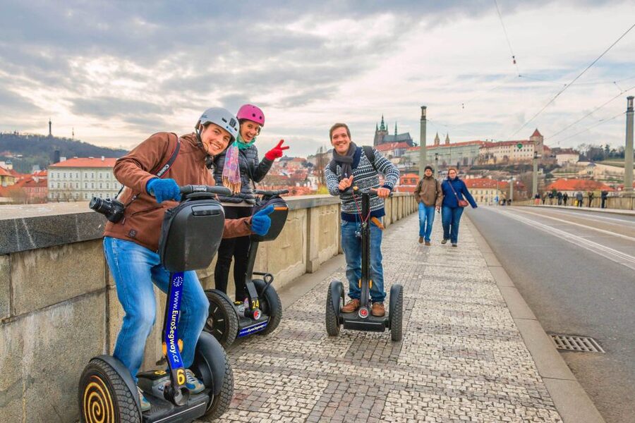 Prague: Grand Segway and eScooter Live Guided City Tour - Old Town Square to the Vltava: Paris Street, Old Synagogue, Charles Bridge