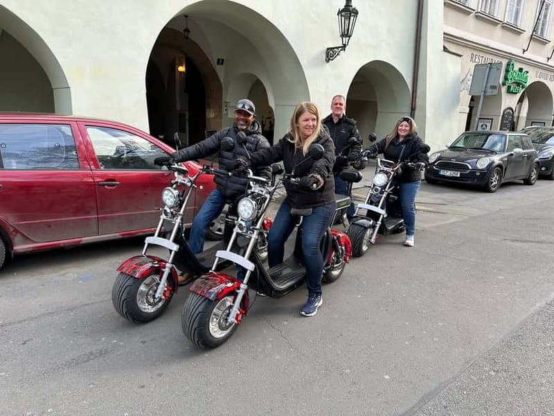 Prague: Guided Fat Tire e-Scooter Tour - Strahov Monastery beer tasting, and why it feels like a real stop