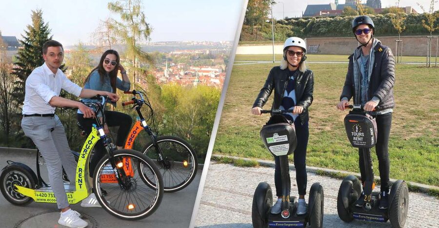 Prague: Half-Day Guided Tour by Segway and E-Scooter - Strahov Monastery and the 15th-century beer stop